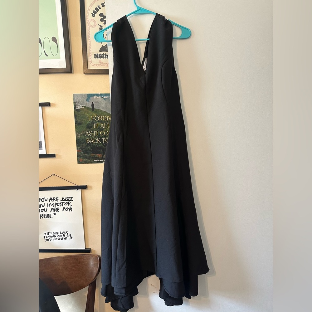 Elegant Black Sleeveless Dress - New With Tags